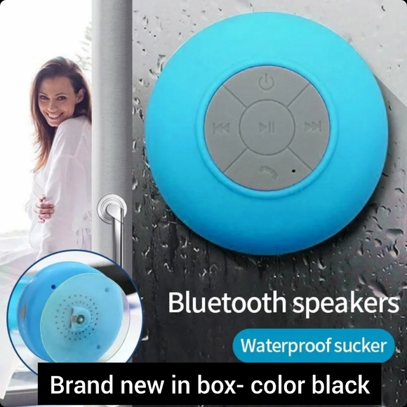 Waterproof Bluetooth speaker with suction cup secure wall or shower attachment. - Picture 4 of 8
